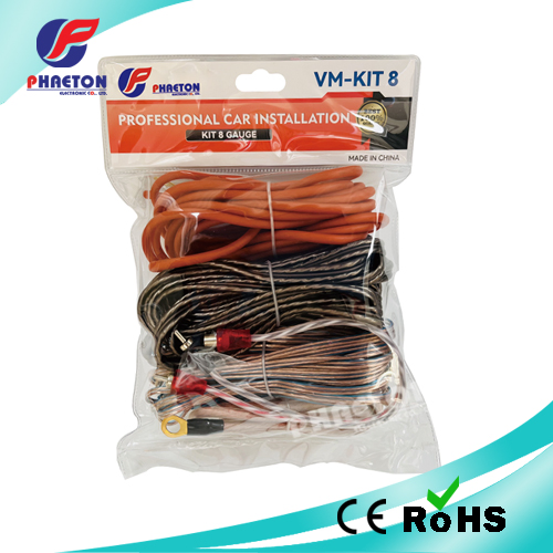 Автомобильный силовой кабель 8 AWG с предохранителем 100 А для аудиосистемы