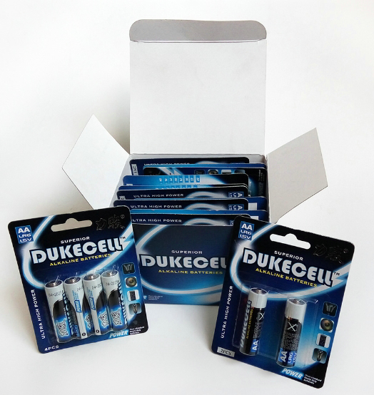 Батарейки AA алкалиновые DUKECELL 1.5V, 2 шт.