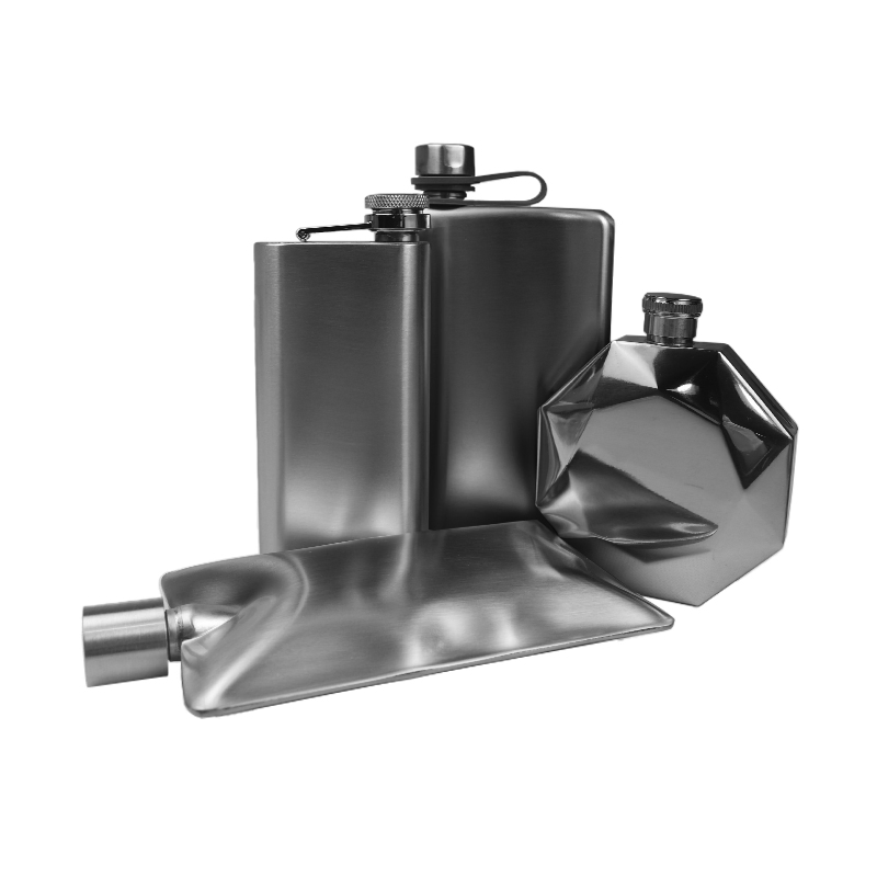 6 Oz 7 Oz 8 Oz Liquor Alcohol Leather Wrapped Hip Flask