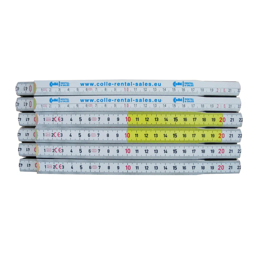 High Precision 2 Meter 1 Meterdouble Color Folding Meter