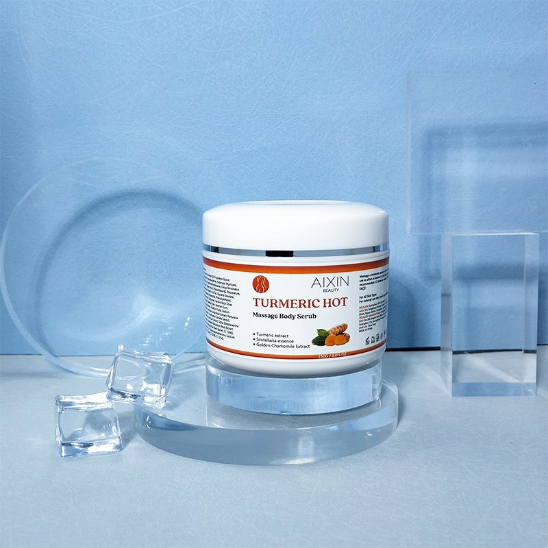 Beauty Cosmetics Skin Care Exfoliating Whitening Turmeric Hot Massage Body Scrub