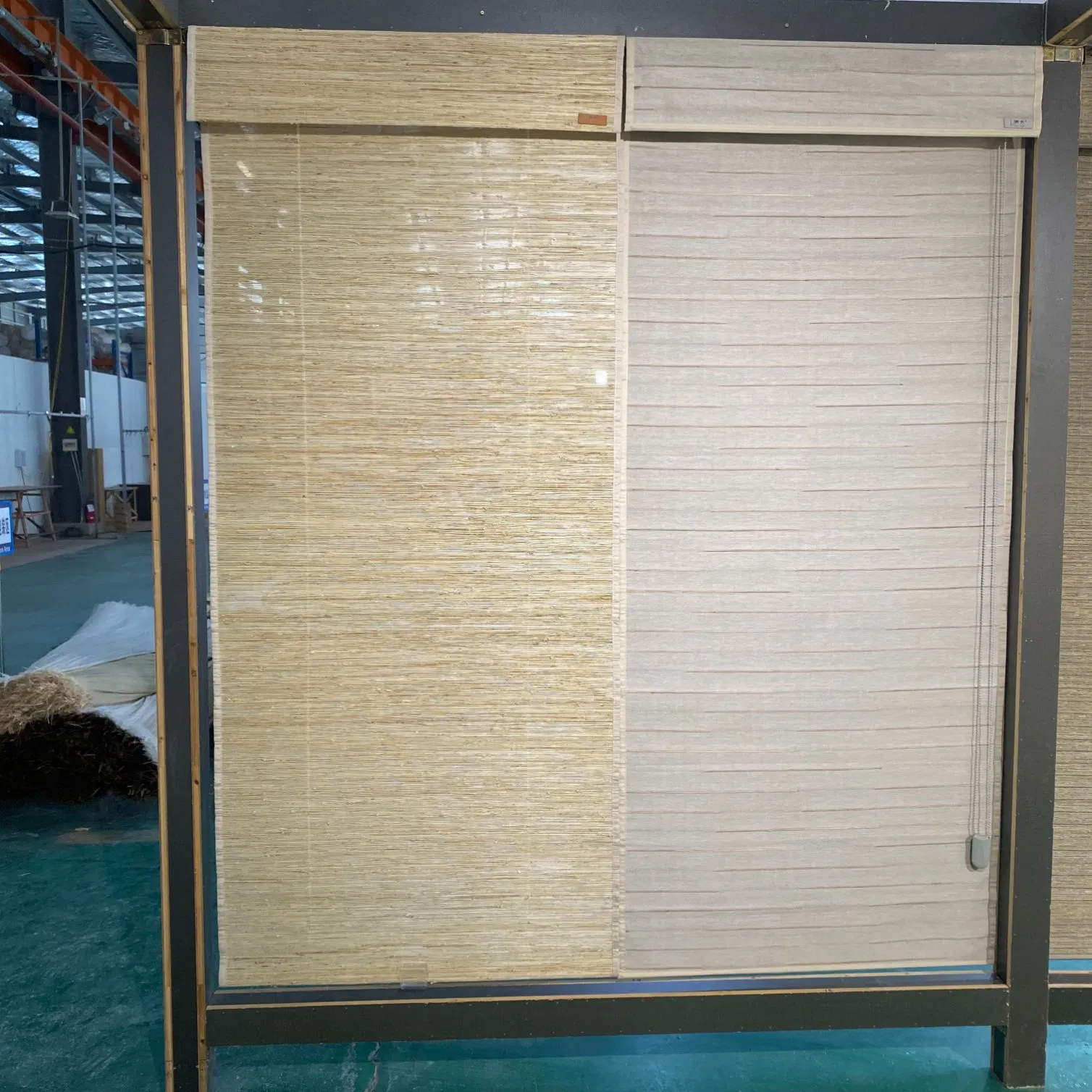 Hot Sell Modern Minimalist Style Jute and Grass Roman Natural Woven Blinds