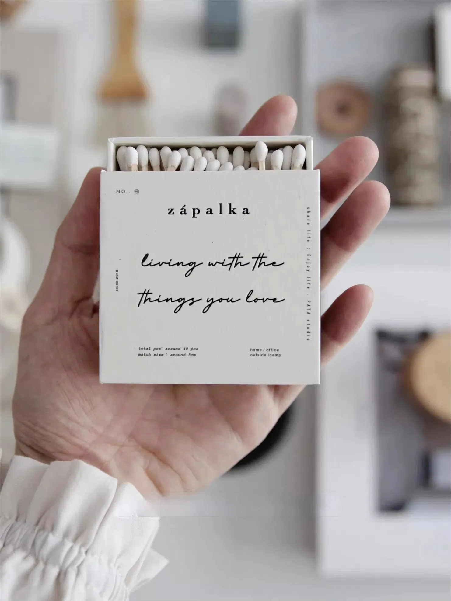 Wooden Stick Matches for Household Custom Safety Custom Matches Packing Personalized Decorative Large Household Match Custom