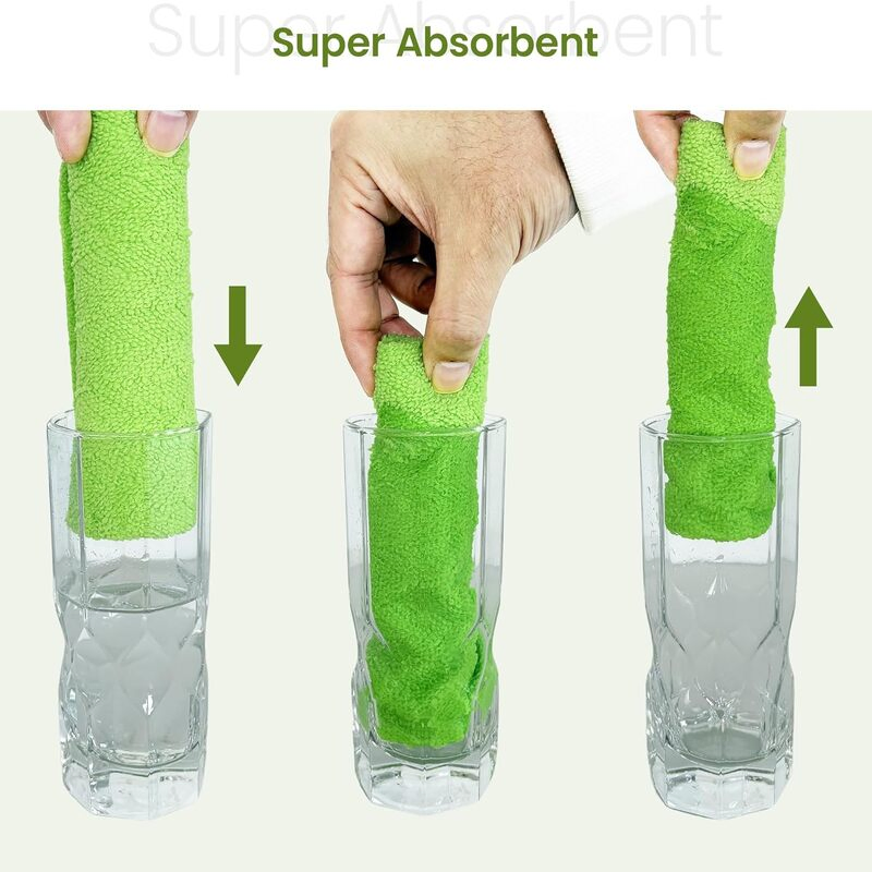 Lint-Free Microfiber Cleaning Towels for Home and Kitchen