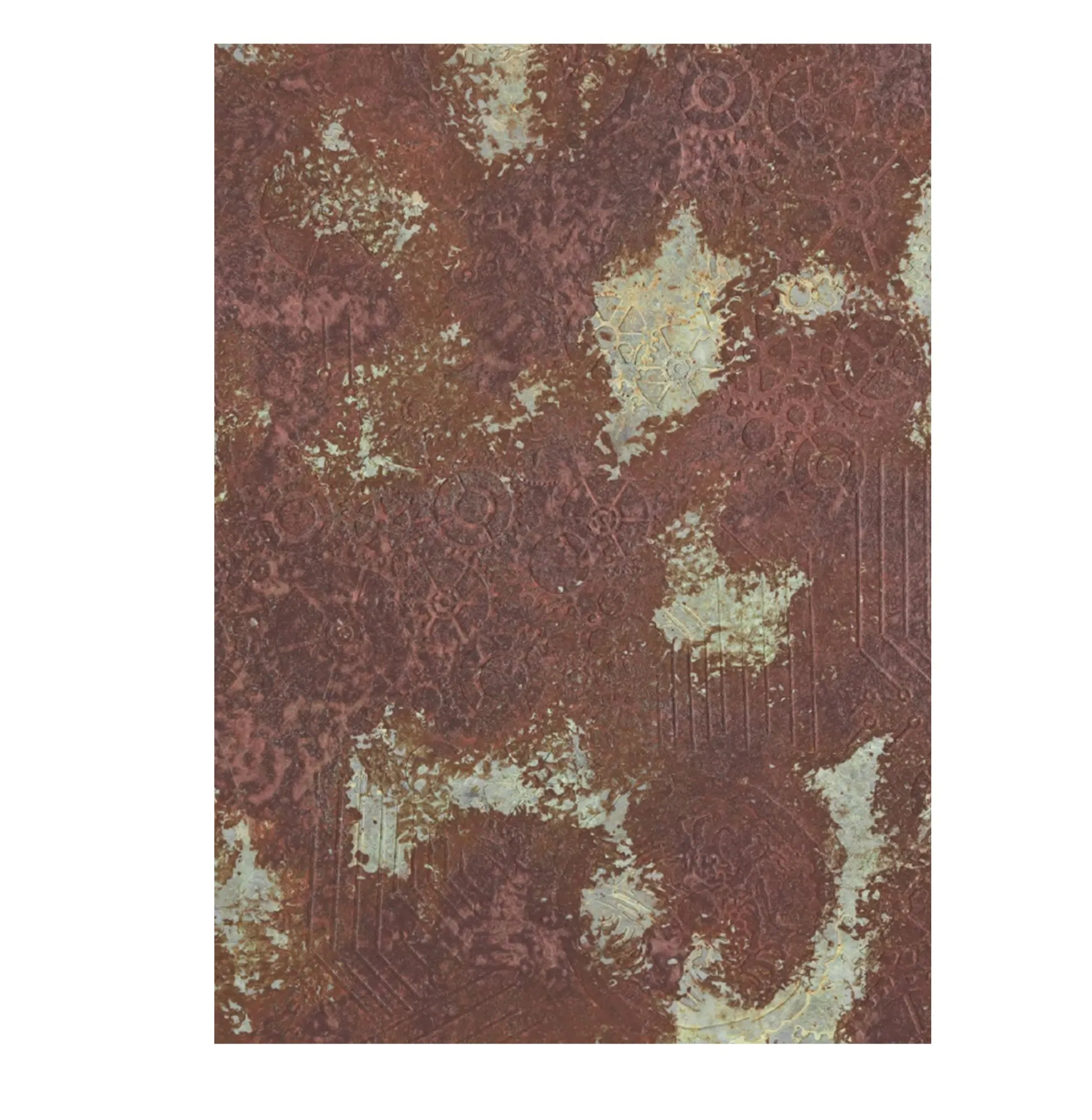 Premium 3D Verdigris Porcelain Wall Panels for Elegant Interiors