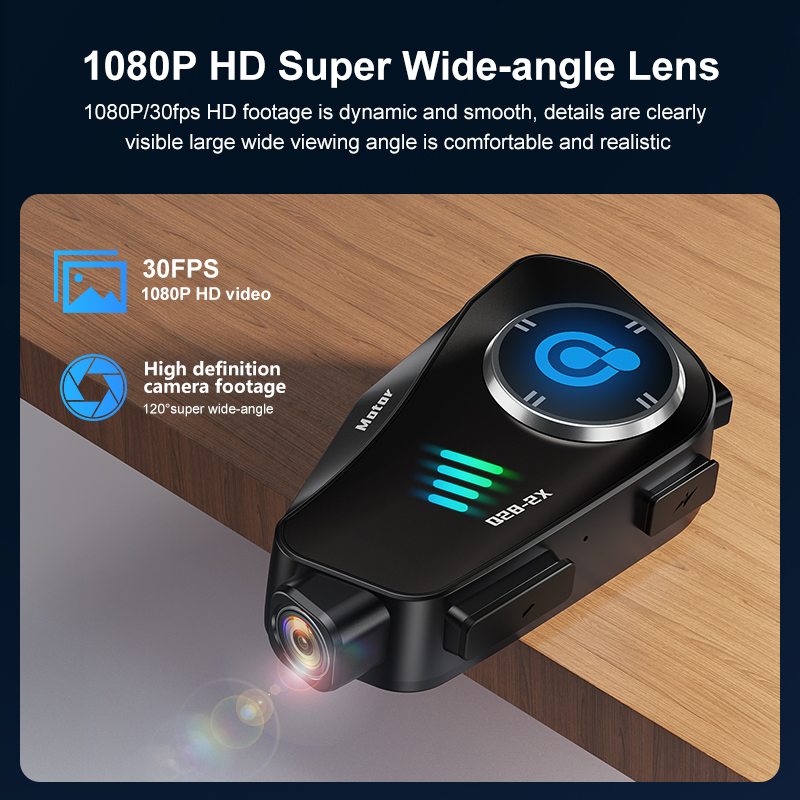 a Smart Waterproof Motorcycle Helmet with Bluetooth, GPS, and Intercom