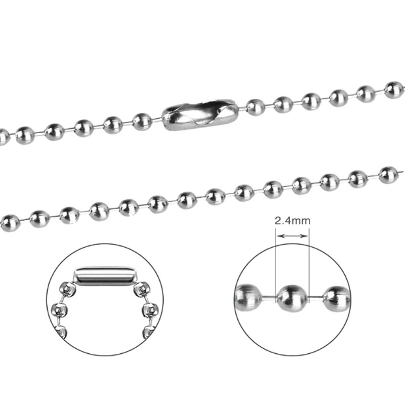 Никелированная шариковая цепь оптом