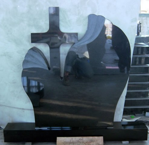 Black Tombstones Shanxi Black Granite Tombstones