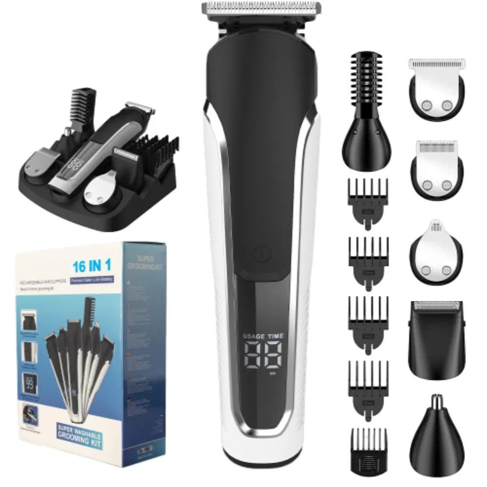 Машинка для стрижки волос Barber PRO с цифровым дисплеем