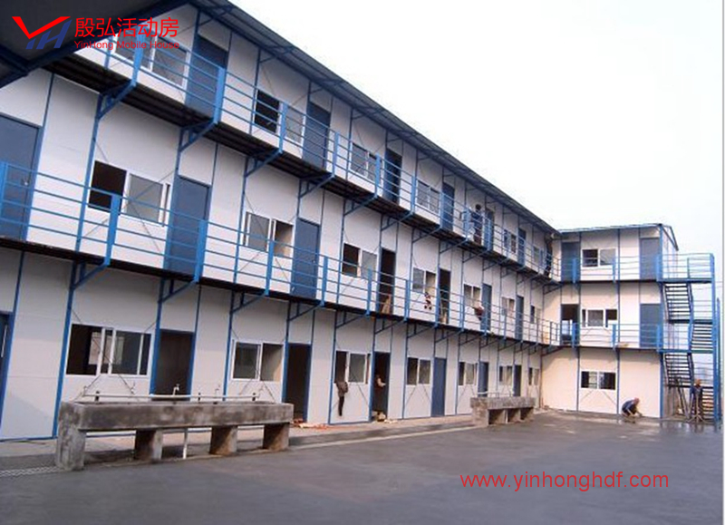 Modular Steel Structures Construction Site Temporary Office Commercial Prefabricated Metal Buildings