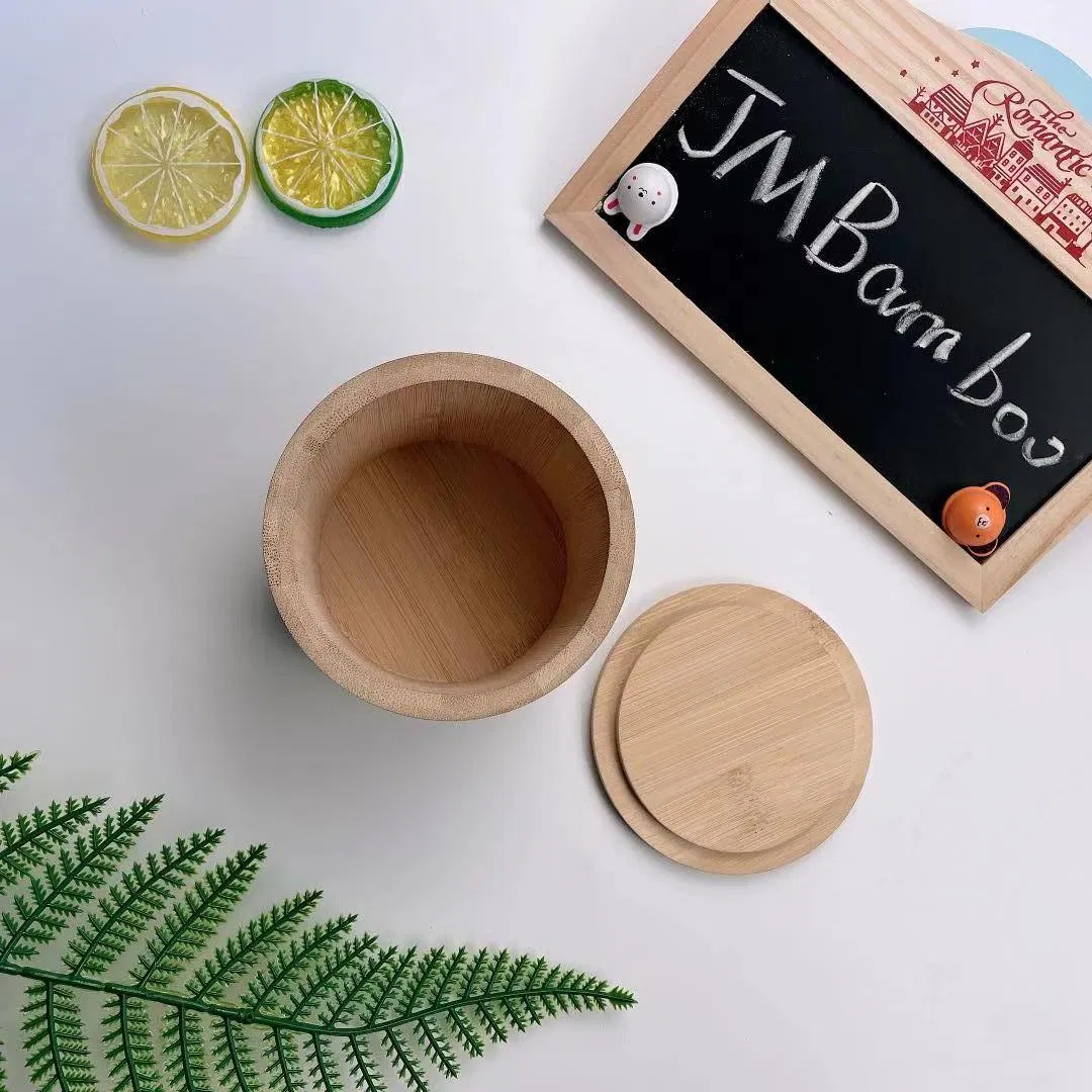 Бамбуковая коробка для ватных дисков