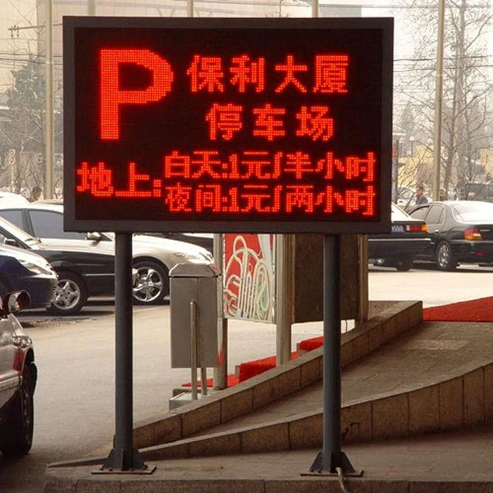 P10 Red Live Background Electronic Screen Stage Outdoor Display Wireless LED Moving Message Text Display Module