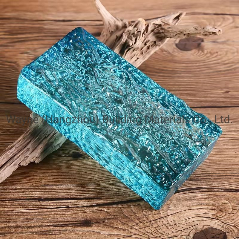 High Quality 200X100X50mm Solid Clear Colorful Glass Crystal Block Brick