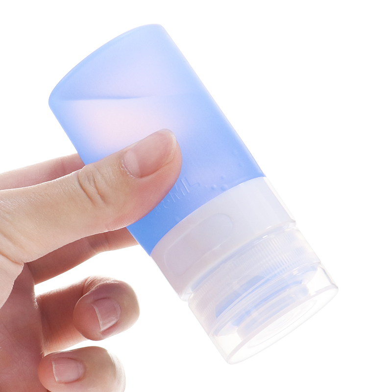 Tsa Approved Custom Capacity Mini Small Pocket Size 1oz 80/60ml Silicon Traveling Containers Refillable Silicone Tube Travel Bottles for Toiletries