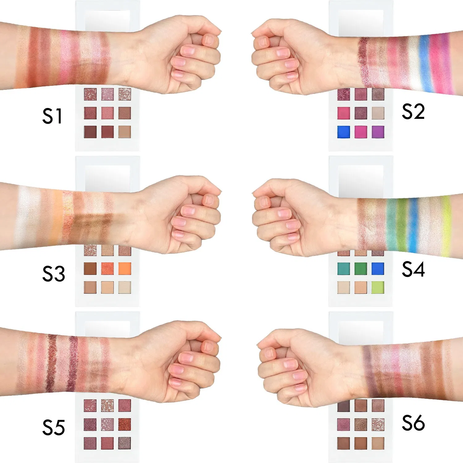 Eyeshadow Factory High Definition Eye Shadow Lady's Lips Beauty Makeup
