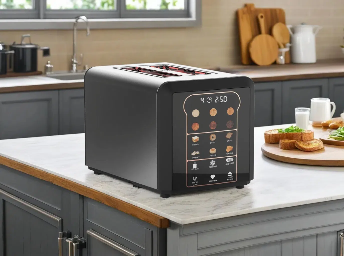 2 Slice Digital Automatic Toaster