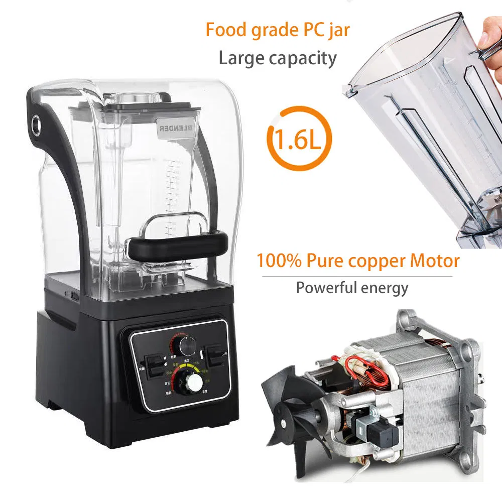 Профессиональный блендер MaNenDa 1680W со звукоизоляцией