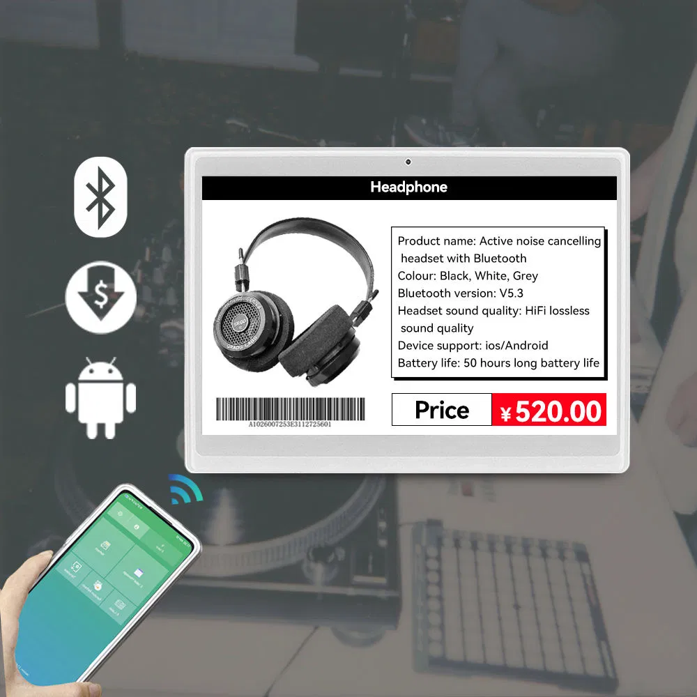 7.5 Inch E-Ink Display with Esp32-S3 NFC for Home Assistant Integration (Custom/OEM/ODM) Schedule Display Monitor