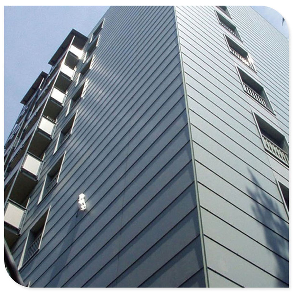 Robust Build Screw-Fix Curtain Wall Colored Cement Board