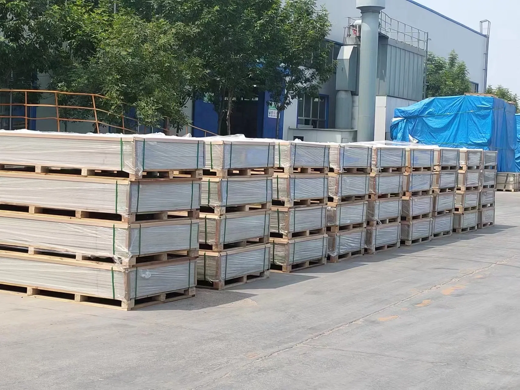 Non Asbestos Fireproof Building Material 6mm Fiber Cement Board