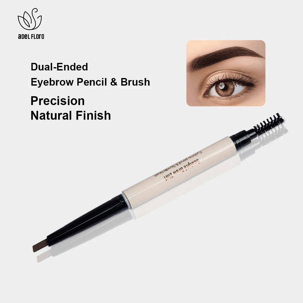 Best Waterproof Permanent Grey Brow Black Eyebrow Pencil Eyebrow Brush Make-up