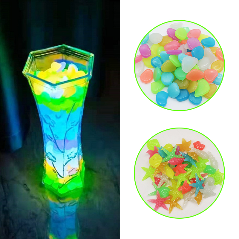 Luminous Sand Luminous Stones Glow in Dark Garden for Aquarium Decoration