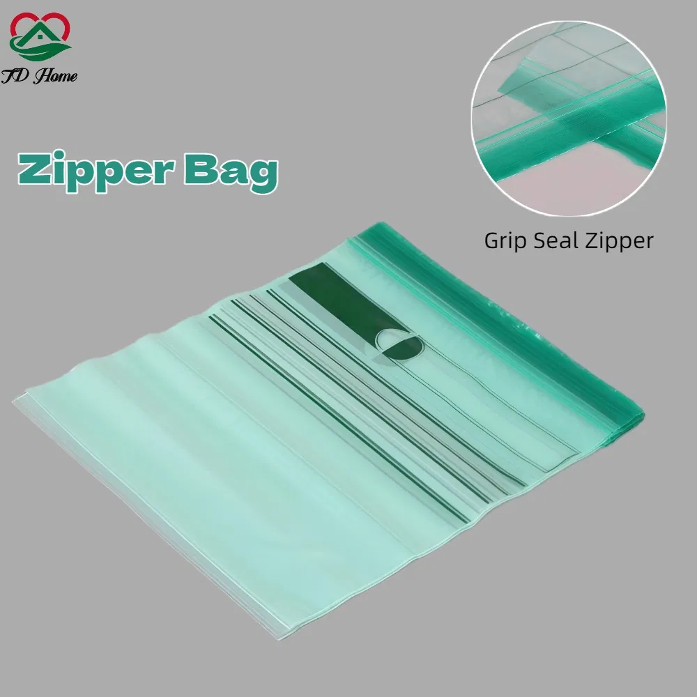 Custom Logo Resealable Transparent Food Packaging Plastic Ziplock Zipper Bags