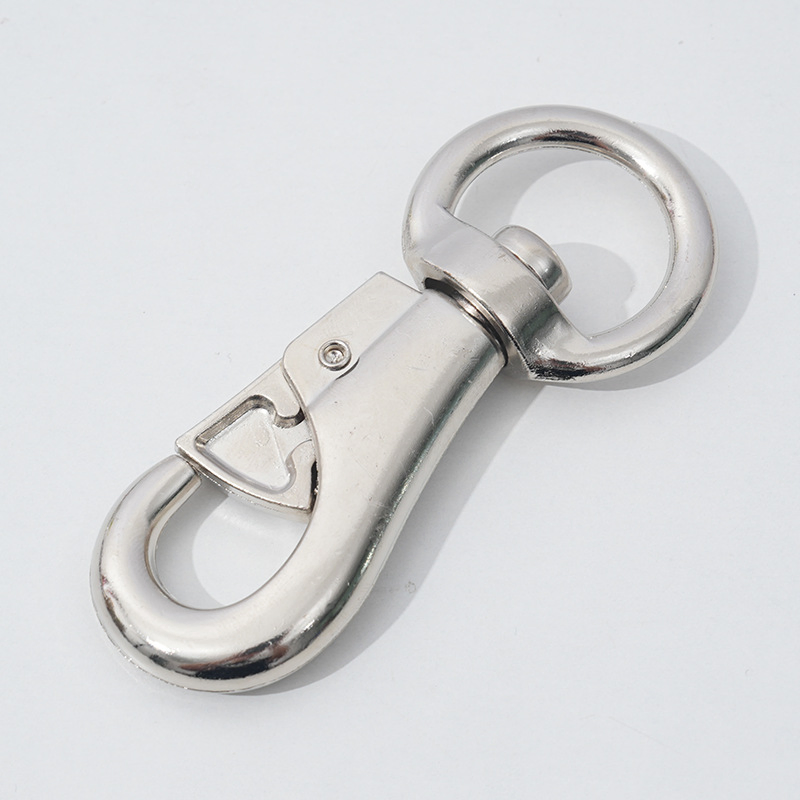 SS304 Universal Hook Rotating Ring Chain Spring Buckle/Dog Chain Accessory Joint Hook