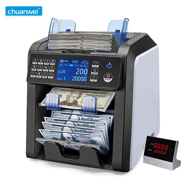 Bill Counters Financial Equipment Kwd Mad Thb Mulit-Currency Mix Value Note Sorter Money Counting Machine Shop Counters Banknote Counter Counterfeit Detector
