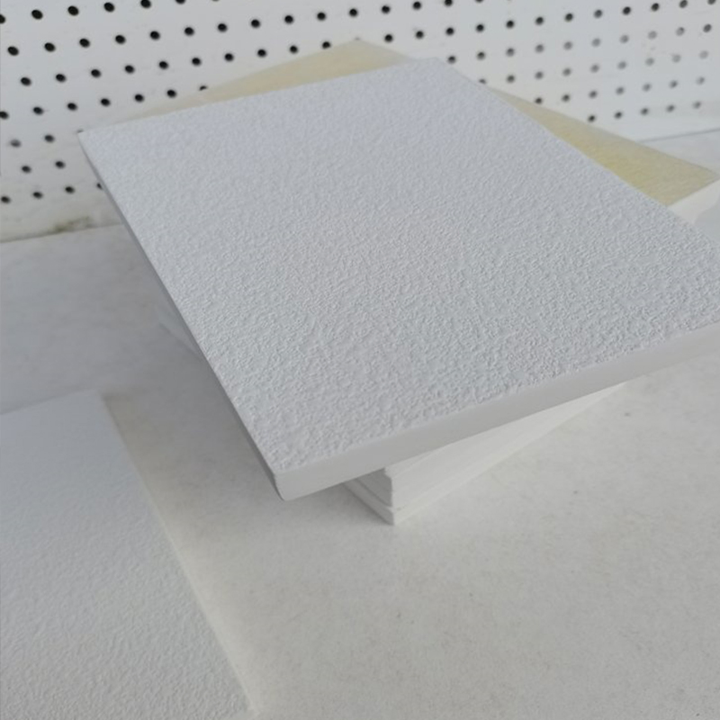 Decorative Panel Aesthetic Flat High-End Decoration Mineral Fiber Ceiling Tile for Hotel