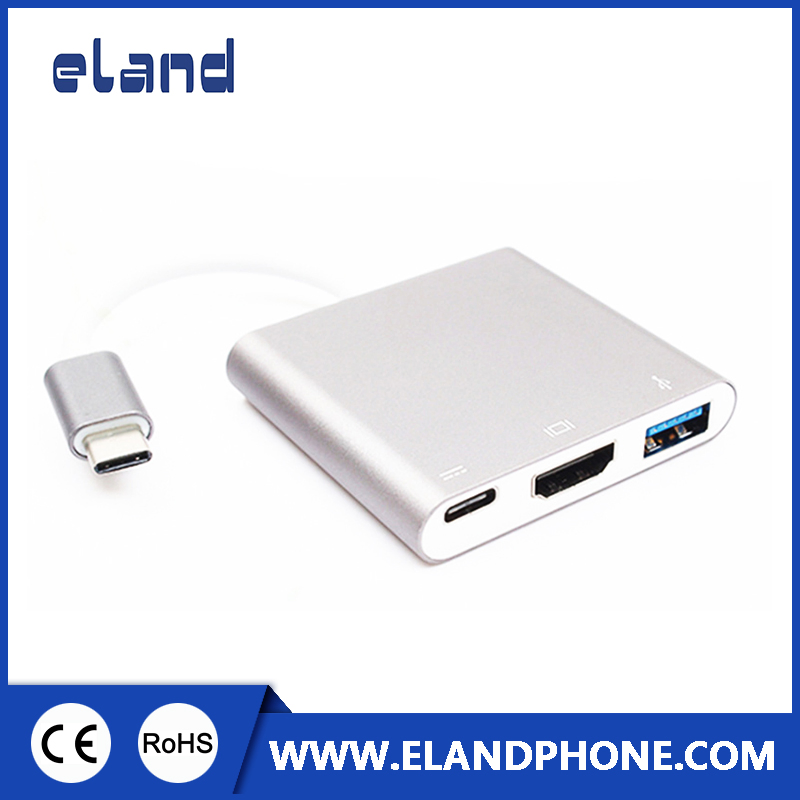 Type-C to HDMI + USB 3.0/USB-C Adapter
