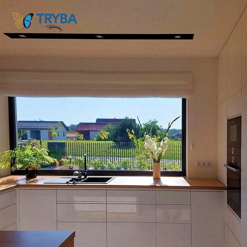 American Standard Thermal Break Aluminum Fixed Glass Windows for Sale