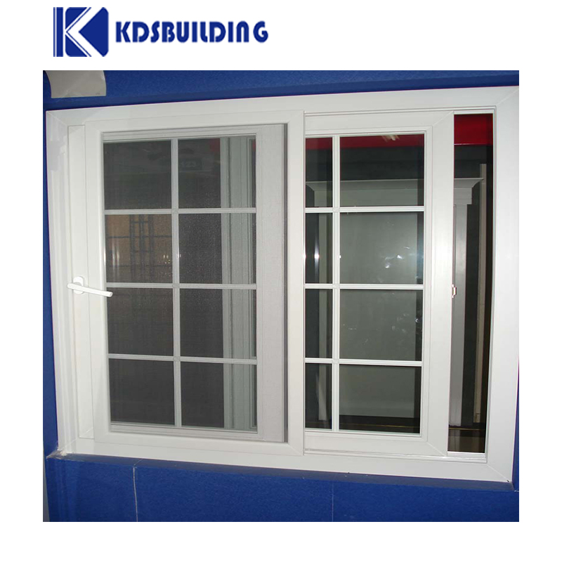Kdsbuilding Clear Tempered Glass Window Interior Room Cheap Price UPVC Sliding Window for Home
