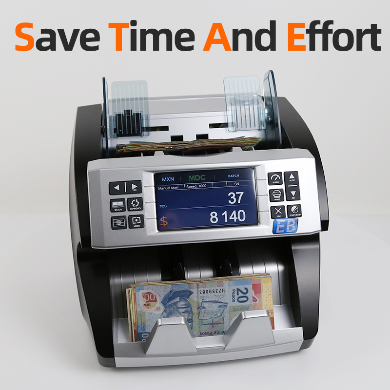 LD-7000B Advanced Dual CIS Banknote Counter Contadora De Billetes Multi-Currency Value Count Mixed Denomination