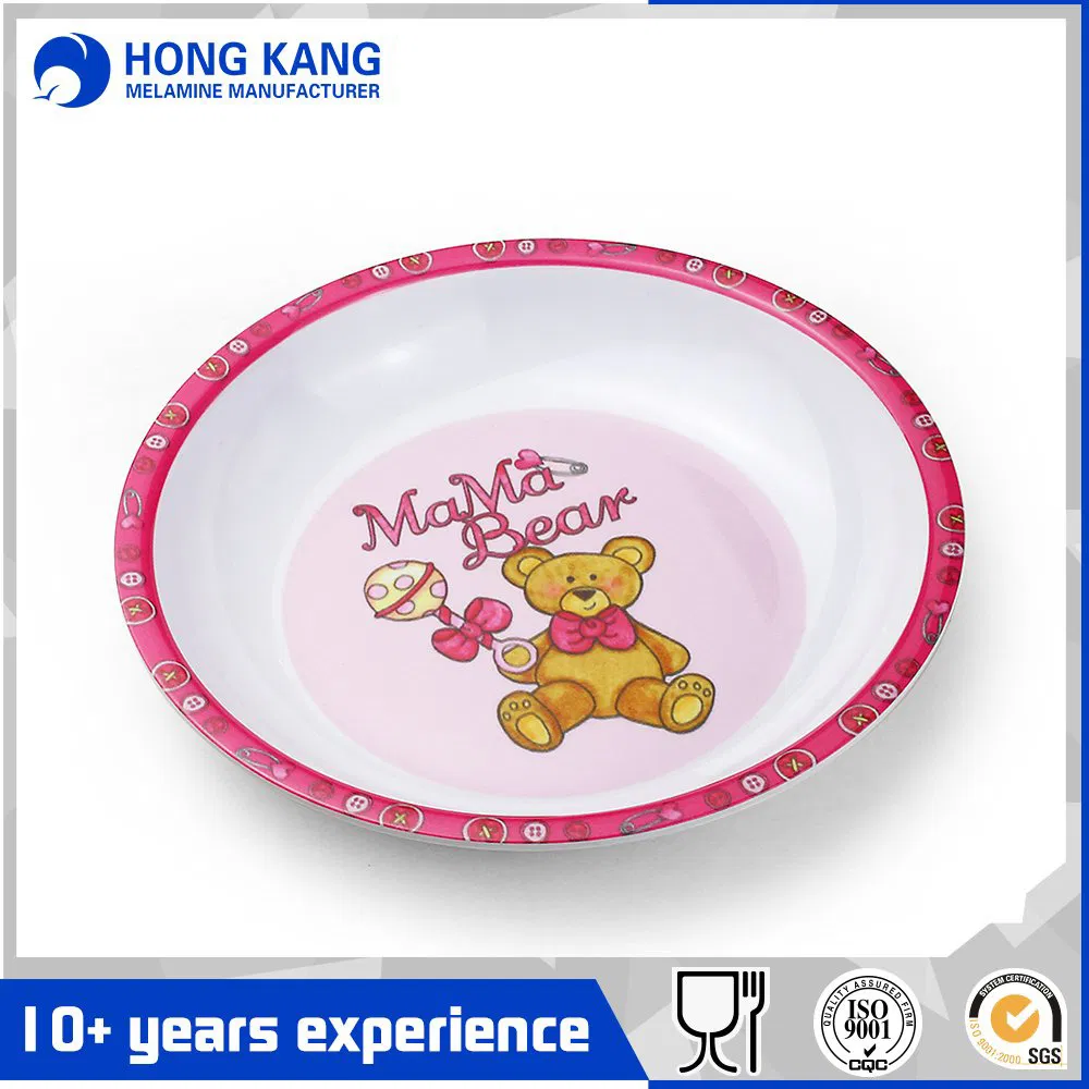 9inch Melamine Divided Plate with Logo