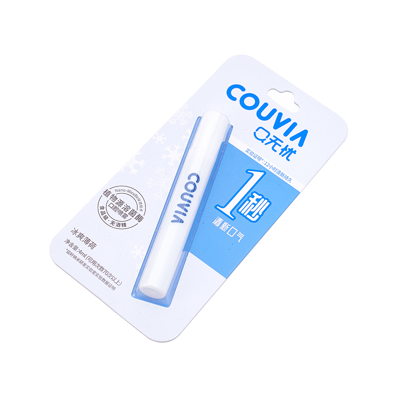 Custom Private Label Alcohol Free Fresh Breath Mint Flavored Oral Mouth Freshener Spray for Bad Breath