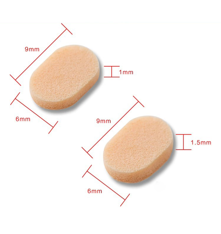 Custom Hydrophilic Polyurethane Foam Nose Pads for Eyeglasses and Sunglasses