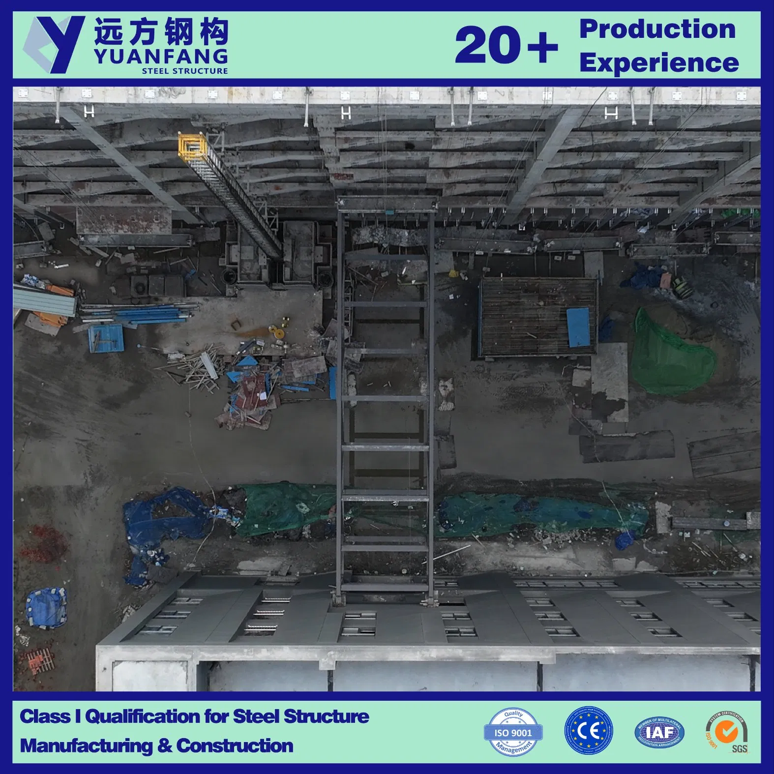Customize OEM ODM Steel Structure Pedestrian Corridor for Office Building