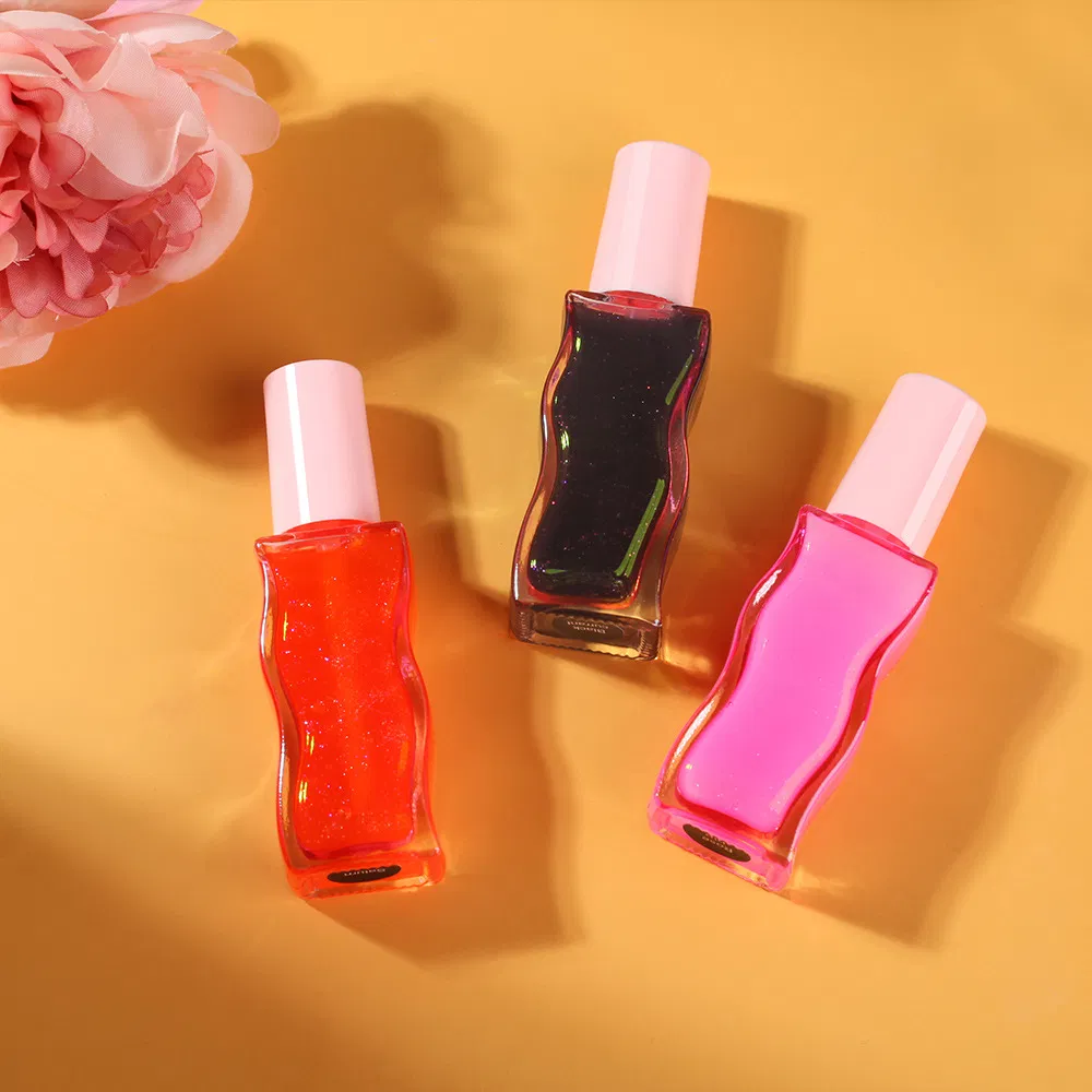Private Label Vegan Colour Changing Lip Oil Lip Stain Tinted Plumping Lipgloss Scent Oils Bling Lip Plump Oil