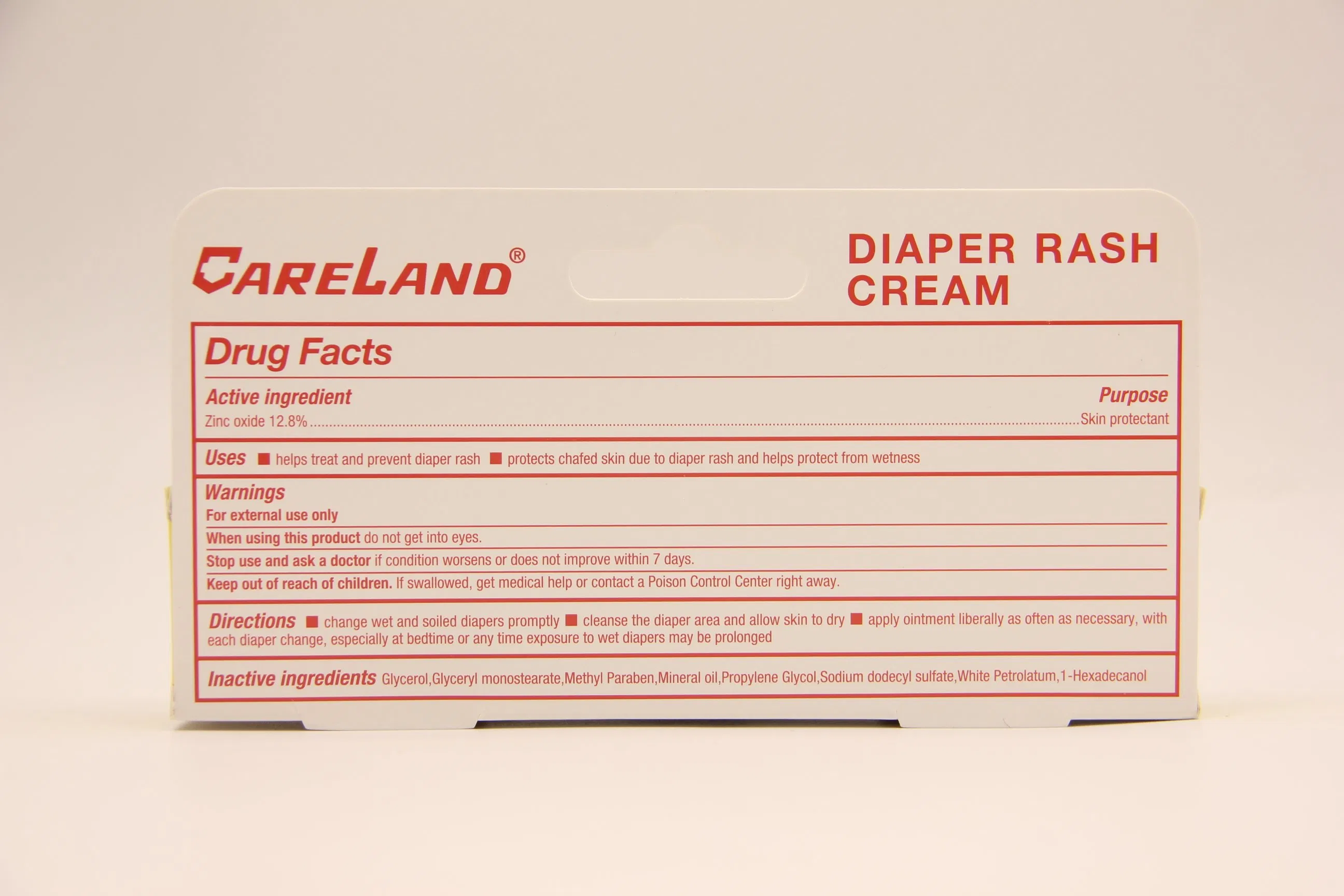Natural Zinc Oxide Newborn Baby Diaper Rash Cream