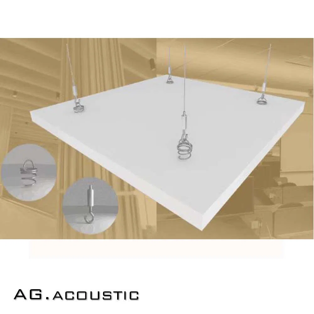 AG. Acoustic Decoration Board Material Glassfiber Sound Absorption False Ceiling Tiles