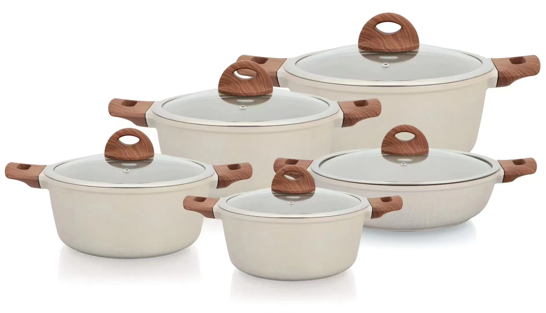 H. K Granite Cookware Set Dessini H. K Granite Set Bmn Cookware Bmn Pots Sets Die-Cast Granite Cookware Set Wholesale Price