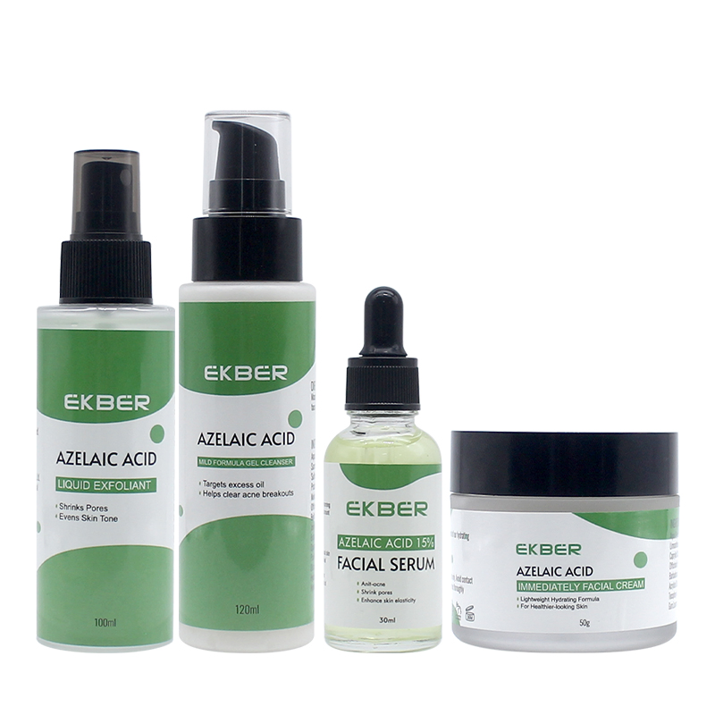 Customize Logo Anti Acne Face Care Set Acne Removal Exfoliate Organic Skincare Set