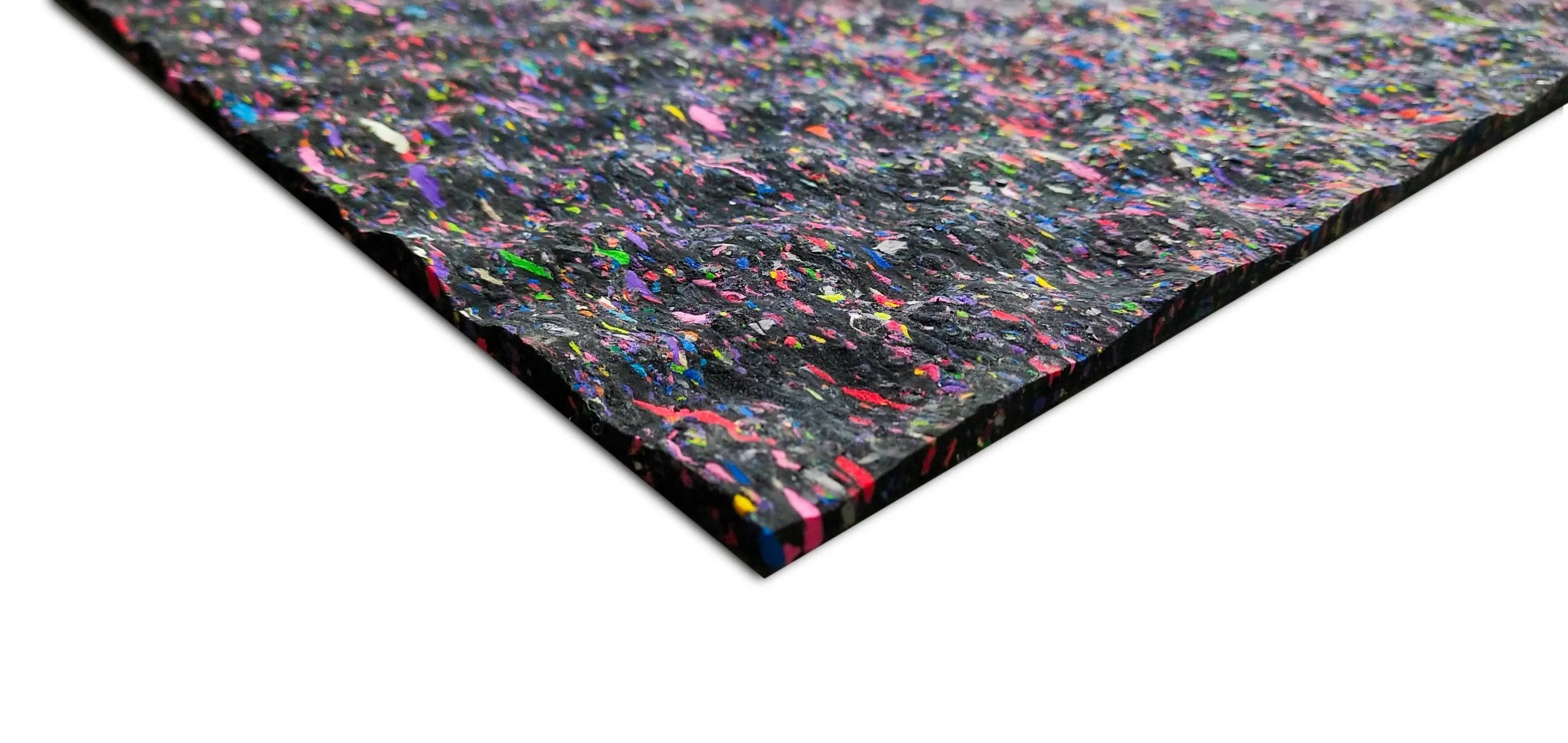 Manufacture Acoustic Underlay Rubber Foam Roll Colorful Sound Reduction Underlay Roll for Gym Application