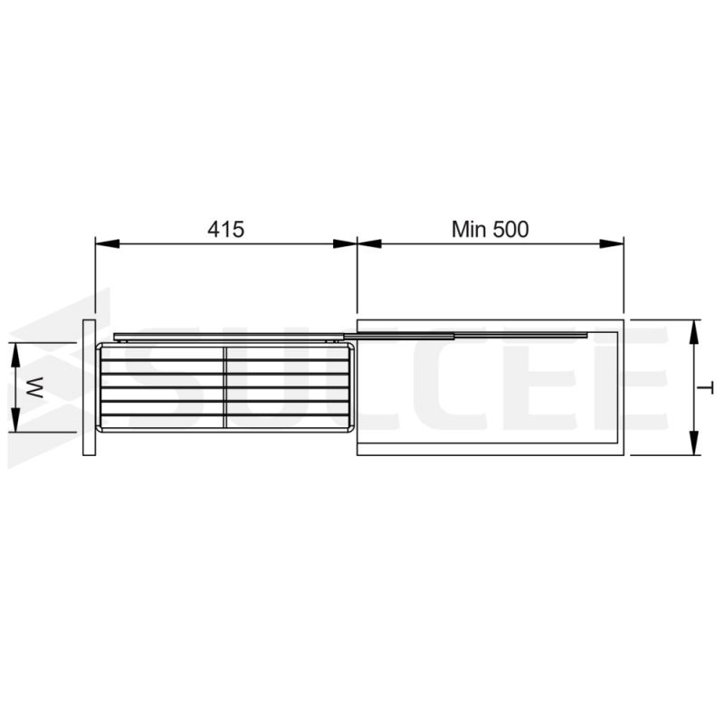 Выдвижная корзина для кухонного шкафа, 2-х уровневая