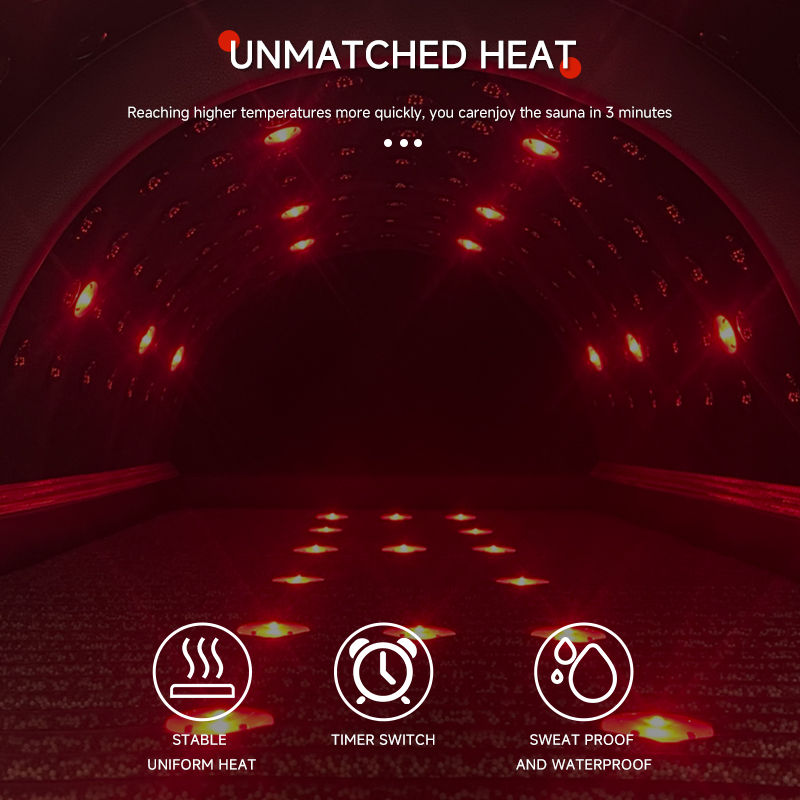Инфракрасная сауна-купол Raysen с турмалином и PEMF-ковриком