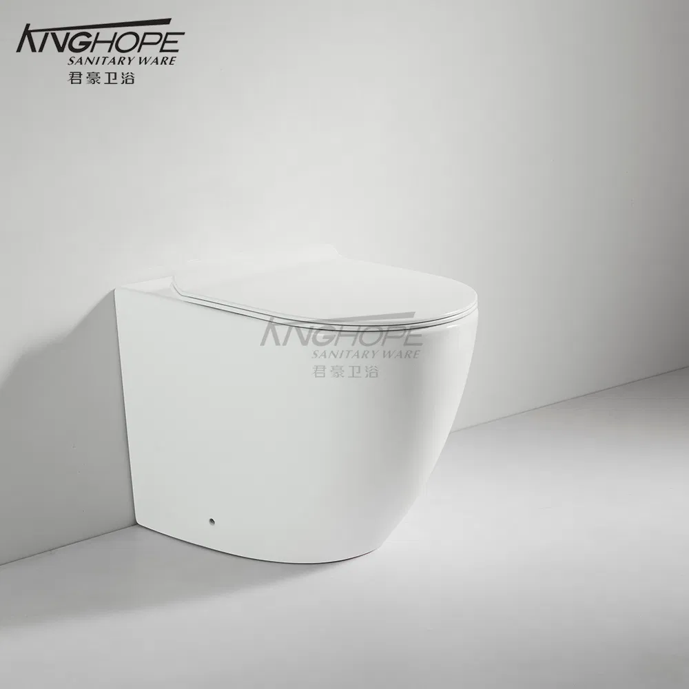 Powerful Flush Ceramic Floor-Standing Rimless Toilet Home Use Bathroom Furniture Wc Toilet