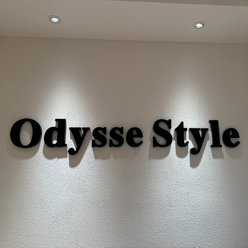 Ezd Custom Unluminous Indoor Store Logo Display 3D Laser Cut Letters