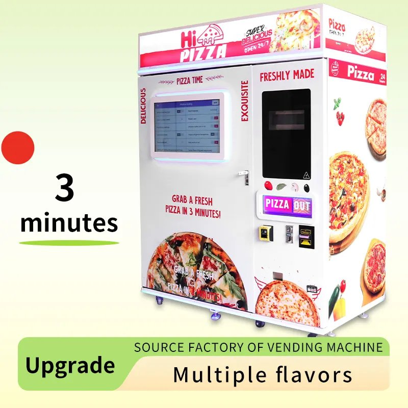 CE RoHS Certified 69PCS 12 Inches Fully Automatic Pizza Maker Pizza Vending Machine