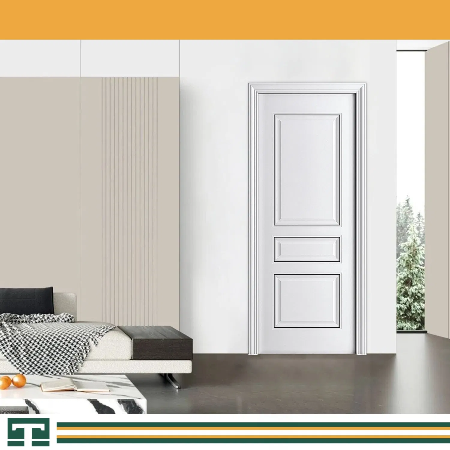 Interior Room Main Wooden Solid Wood Security WPC PVC Soundproof Ghost Sliding Front Entrance Exterior Turkish Invisible House Bathroom Hospital Hotel Door